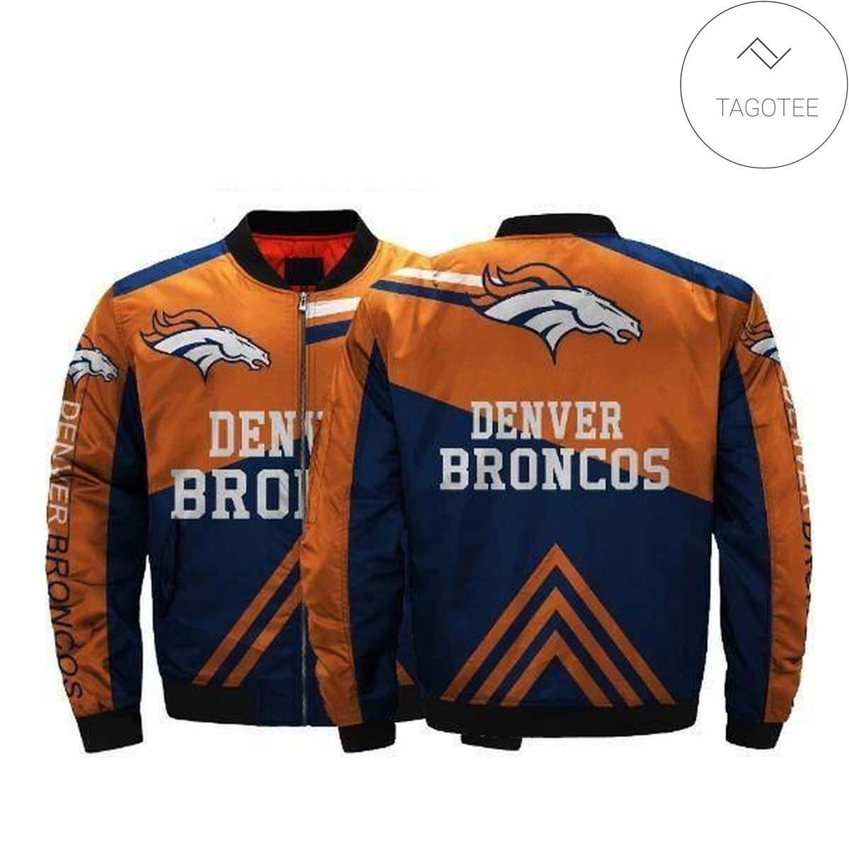 Nfl Football Men Bomber Jacket Denver Broncos Jackets For Sale