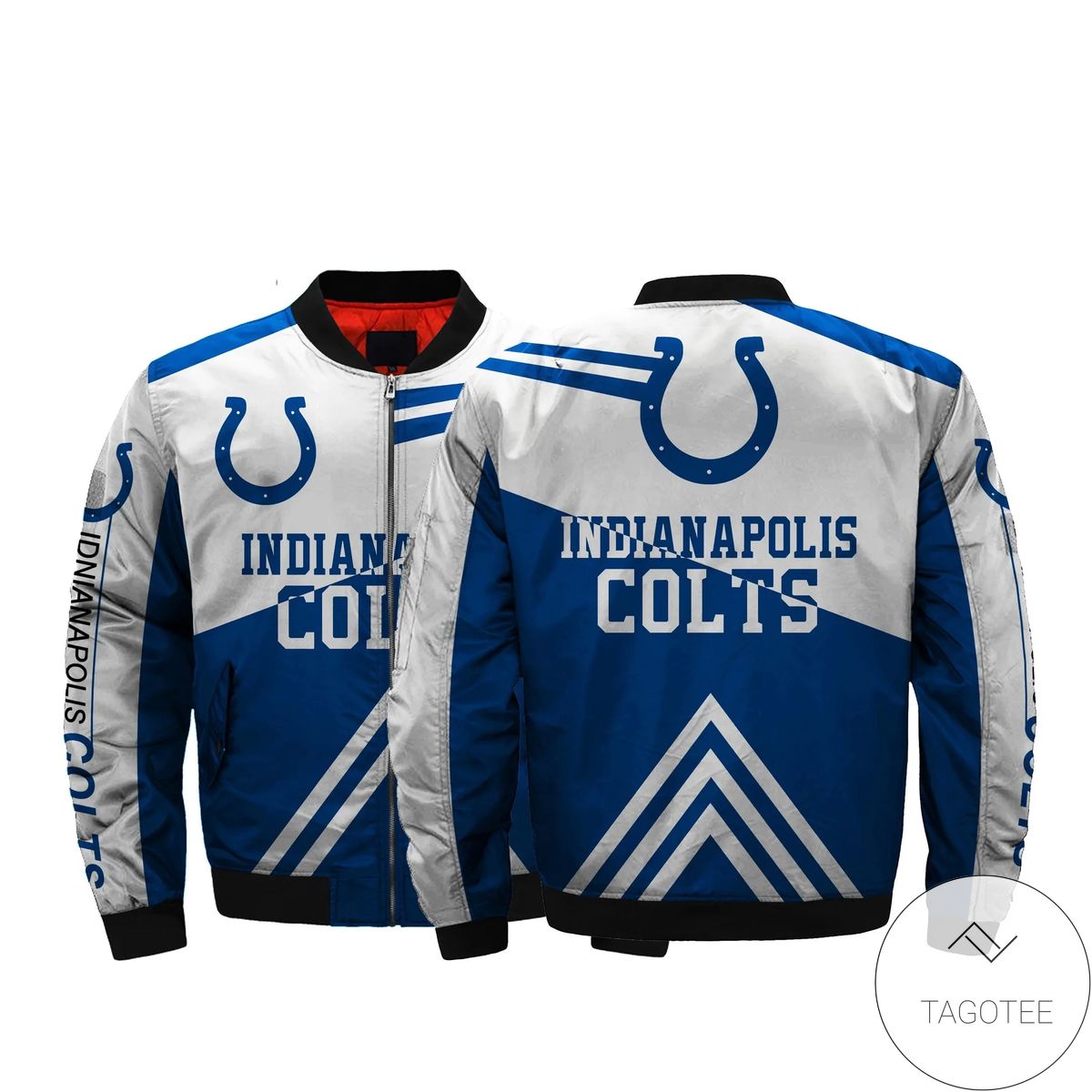 Nfl Jackets 3d Fullprint Indianapolis Colts Bomber Jacket For Men
