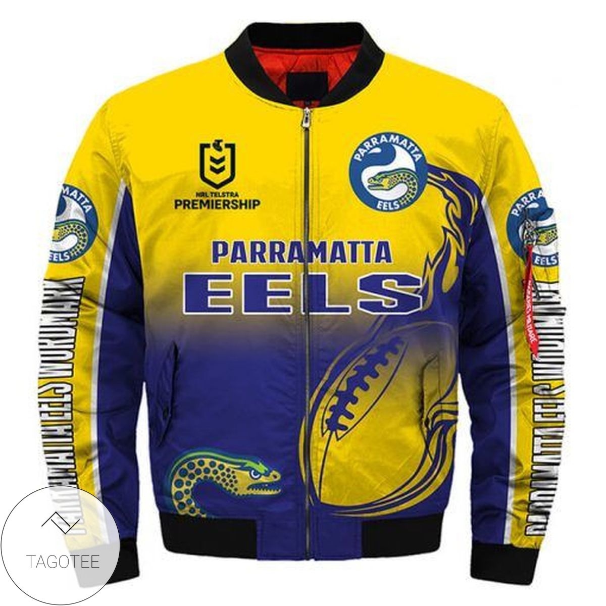 Parramatta Eels 3d Printed Unisex Bomber Jacket