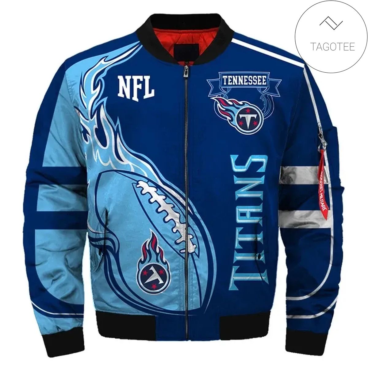 Tennessee Titans Professional Team 3d Printed Unisex Bomber Jacket