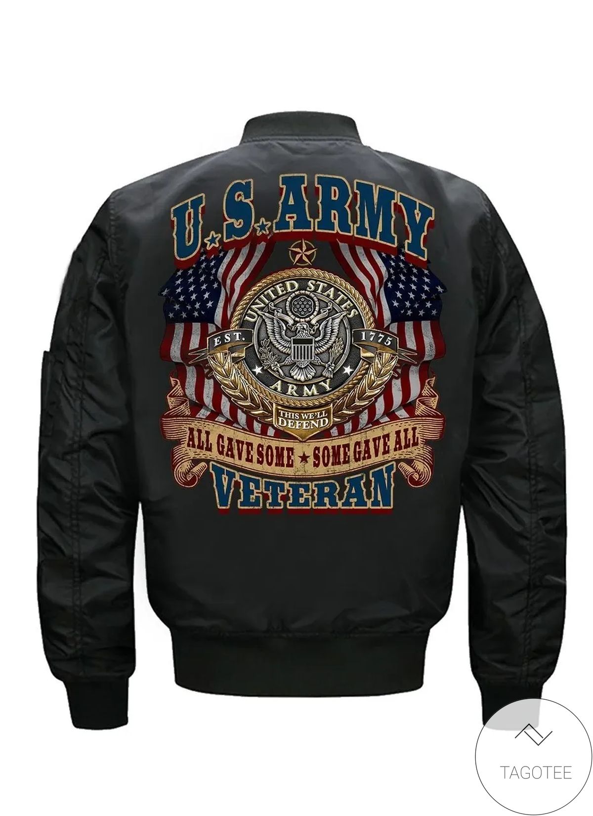 Us Army All Save Some Black 3d Printed Unisex Bomber Jacket
