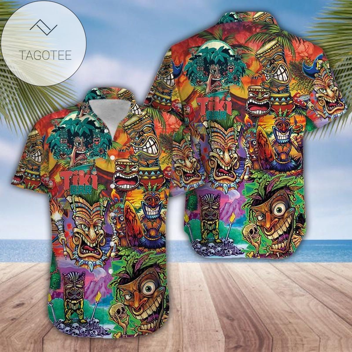 2022 Authentic Hawaiian Shirts Aloha Tiki Bar Chill #280421h