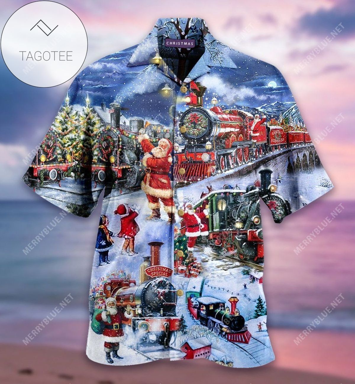 Check Out This Awesome Train To Christmas 2020 Unisex Hawaiian Shirt