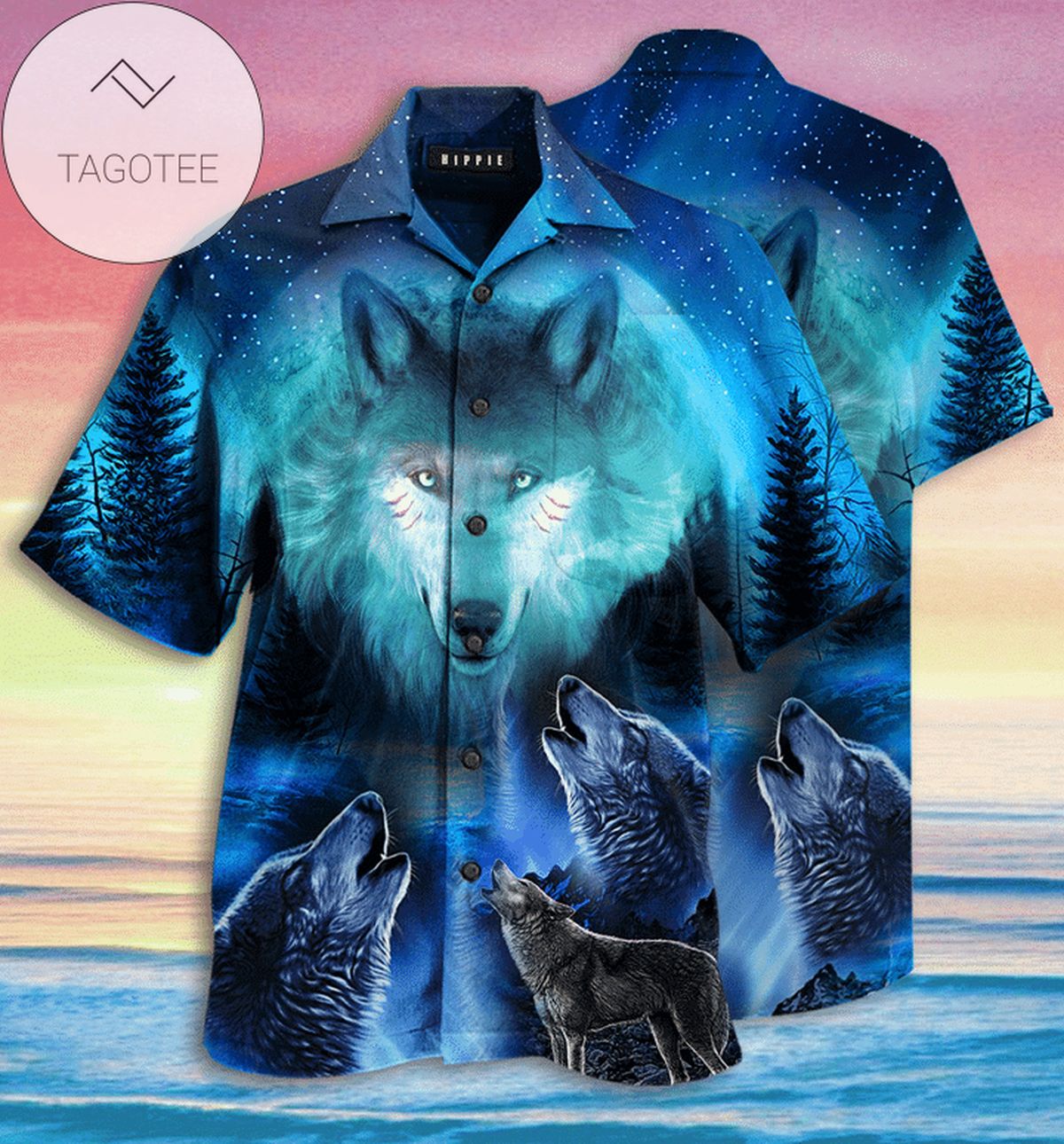 Cover Your Body With Amazing Gray Wolf Hawaiian Shirt