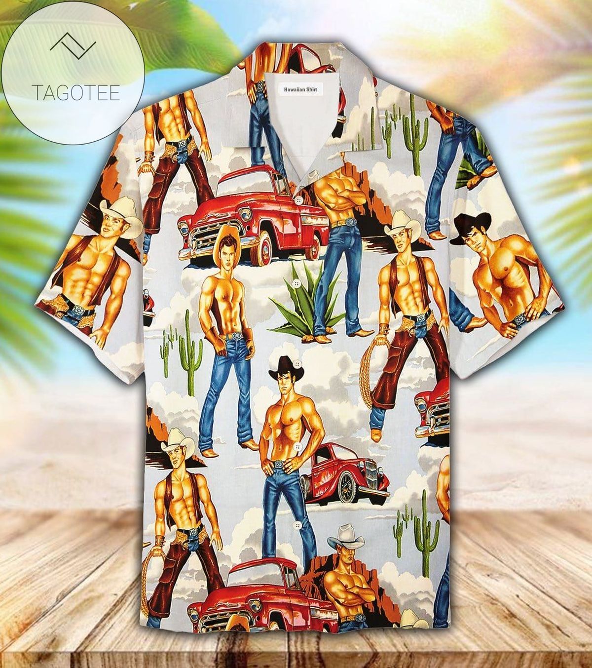 Cowboy Western Body Vintage Hawaiian Shirts