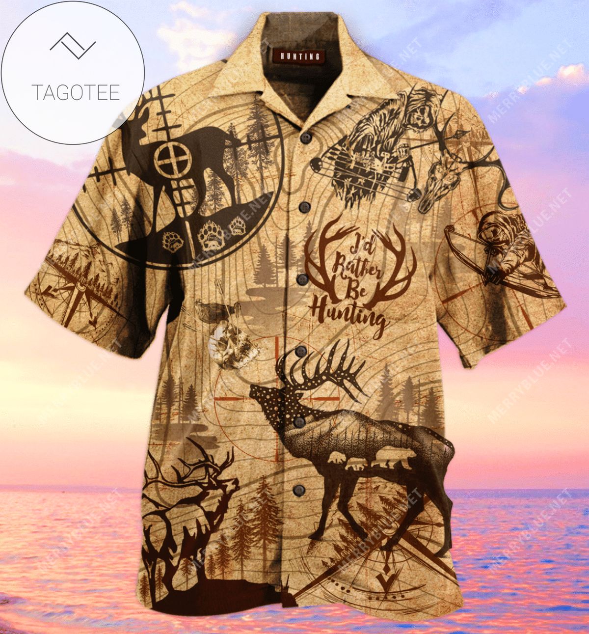 Discover Cool Amazing Hunting Unisex Hawaiian Shirt