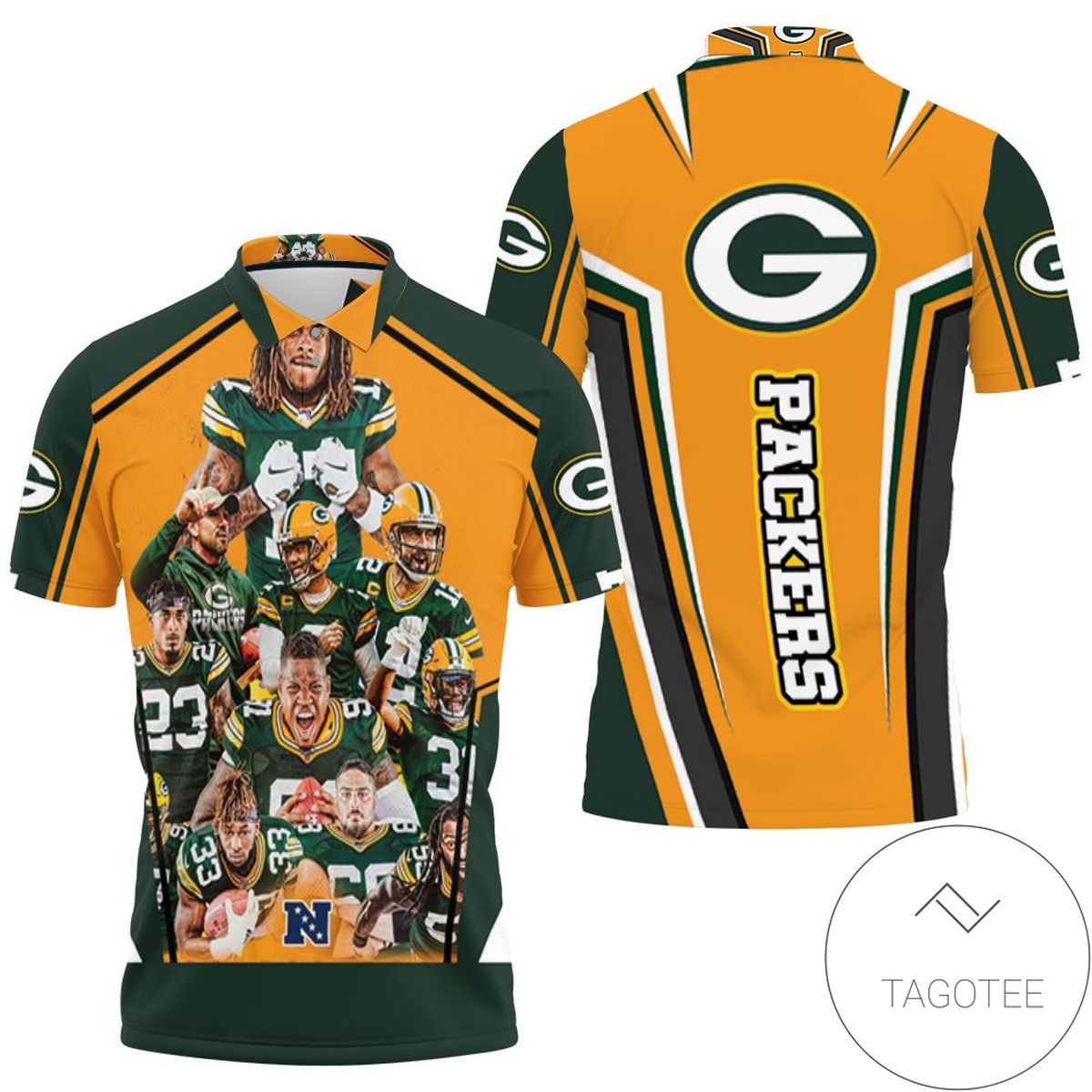 Green Bay Packers 2021 Super Bowl Nfc North Champions Division All Over Print Polo Shirt