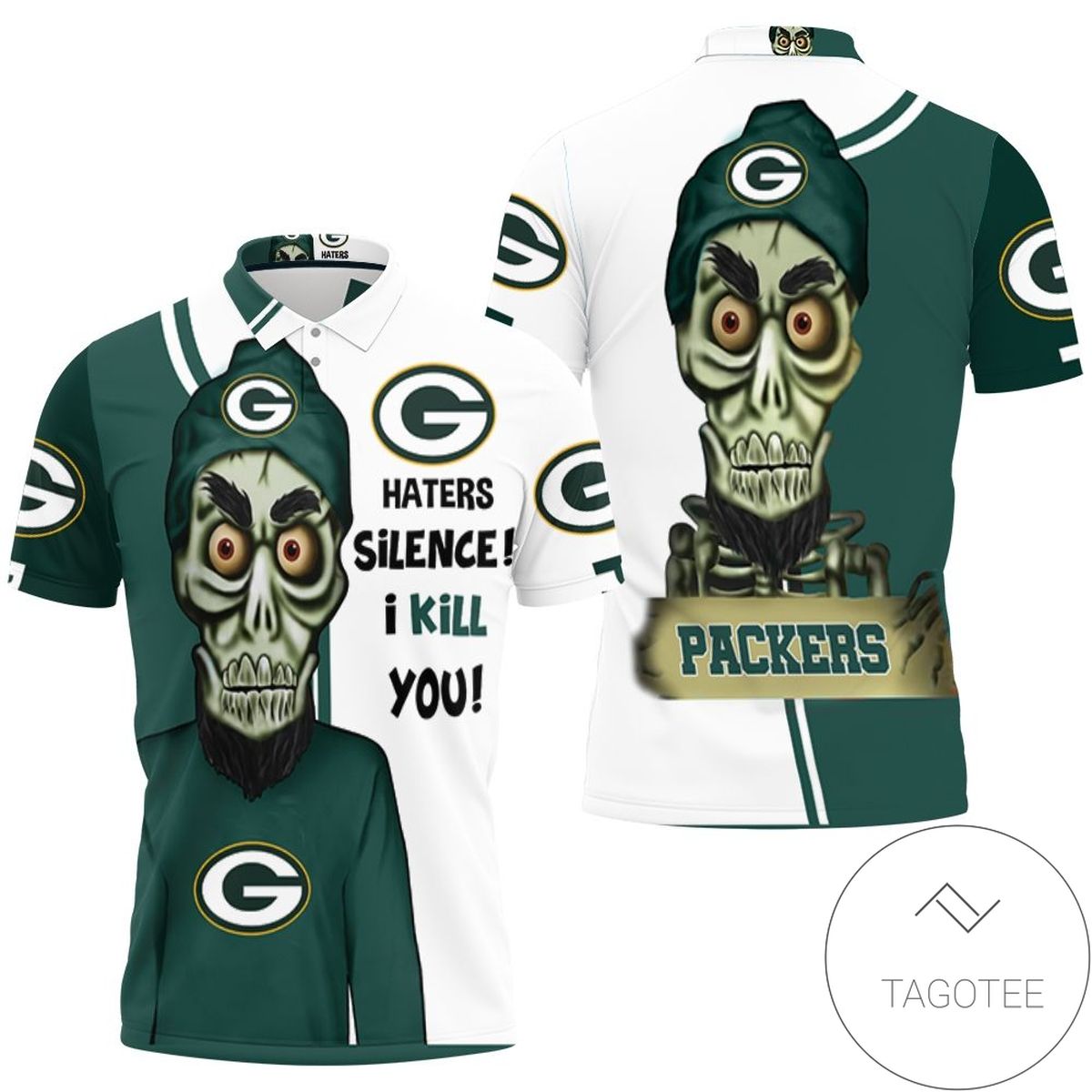 Green Bay Packers Haters I Kill You 3d All Over Print Polo Shirt