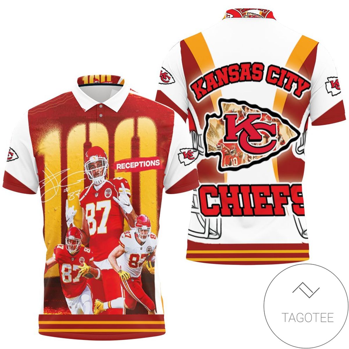 Kansas City Chiefs Super Bowl 2021 Afc West Division 100 All Over Print Polo Shirt