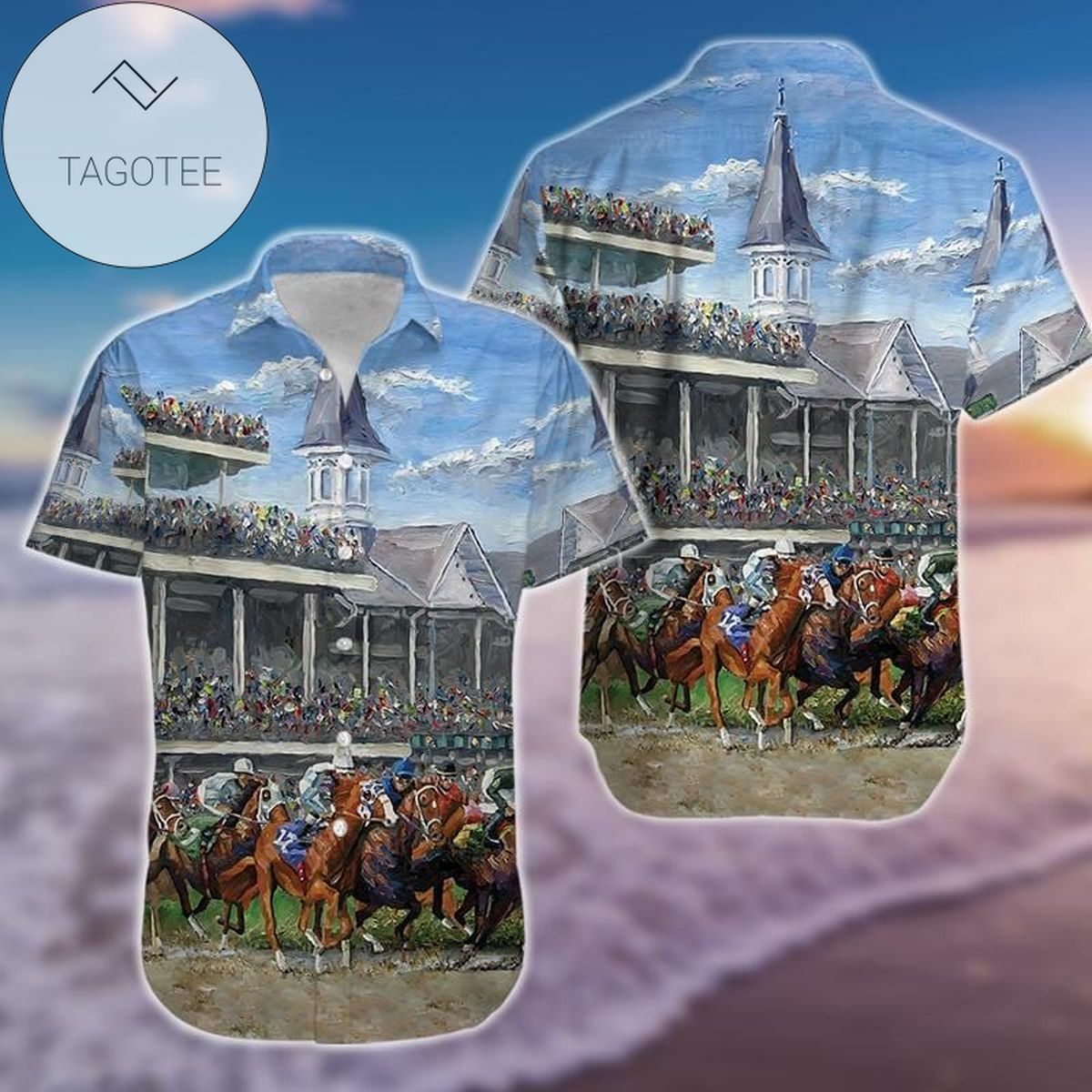Kentucky Derby Horse Racing Unisex Hawaiian Shirts