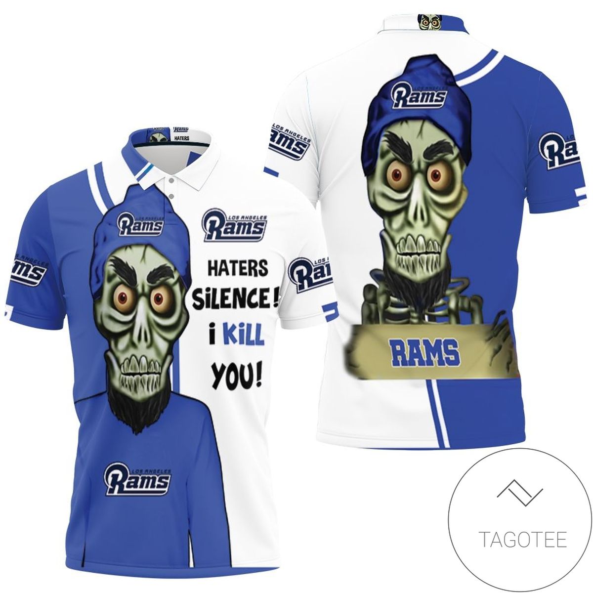 Los Angeles Rams Haters I Kill You 3d All Over Print Polo Shirt