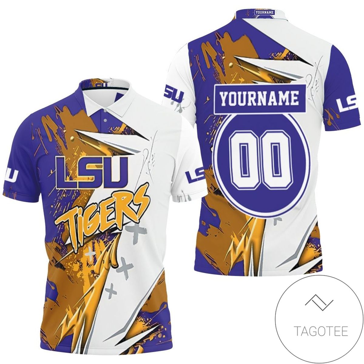 Lsu Tigers Ncaa For Lsu Fan 3d All Over Print Polo Shirt