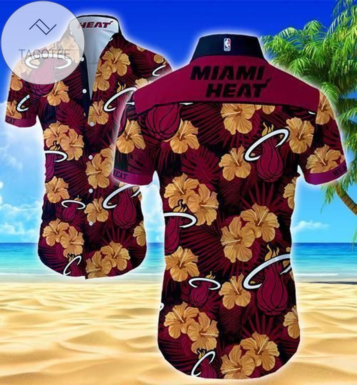 Miami Heat Hawaii Fit Body Shirt