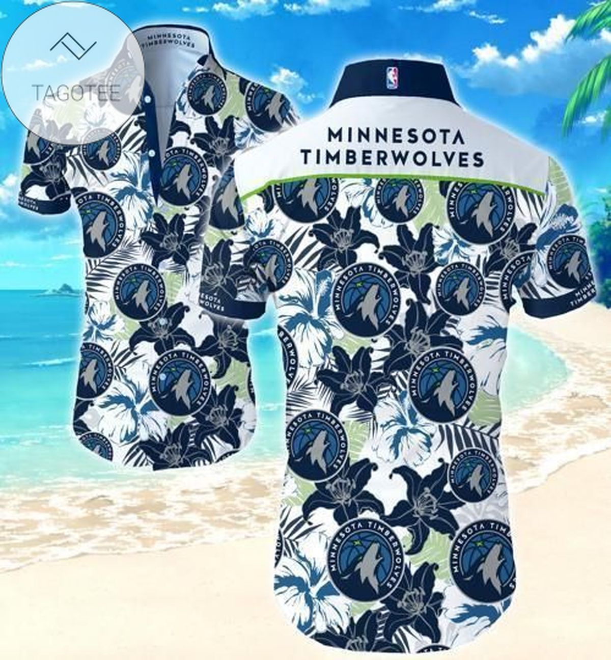 Minnesota Timberwolves Hawaii Fit Body Shirt