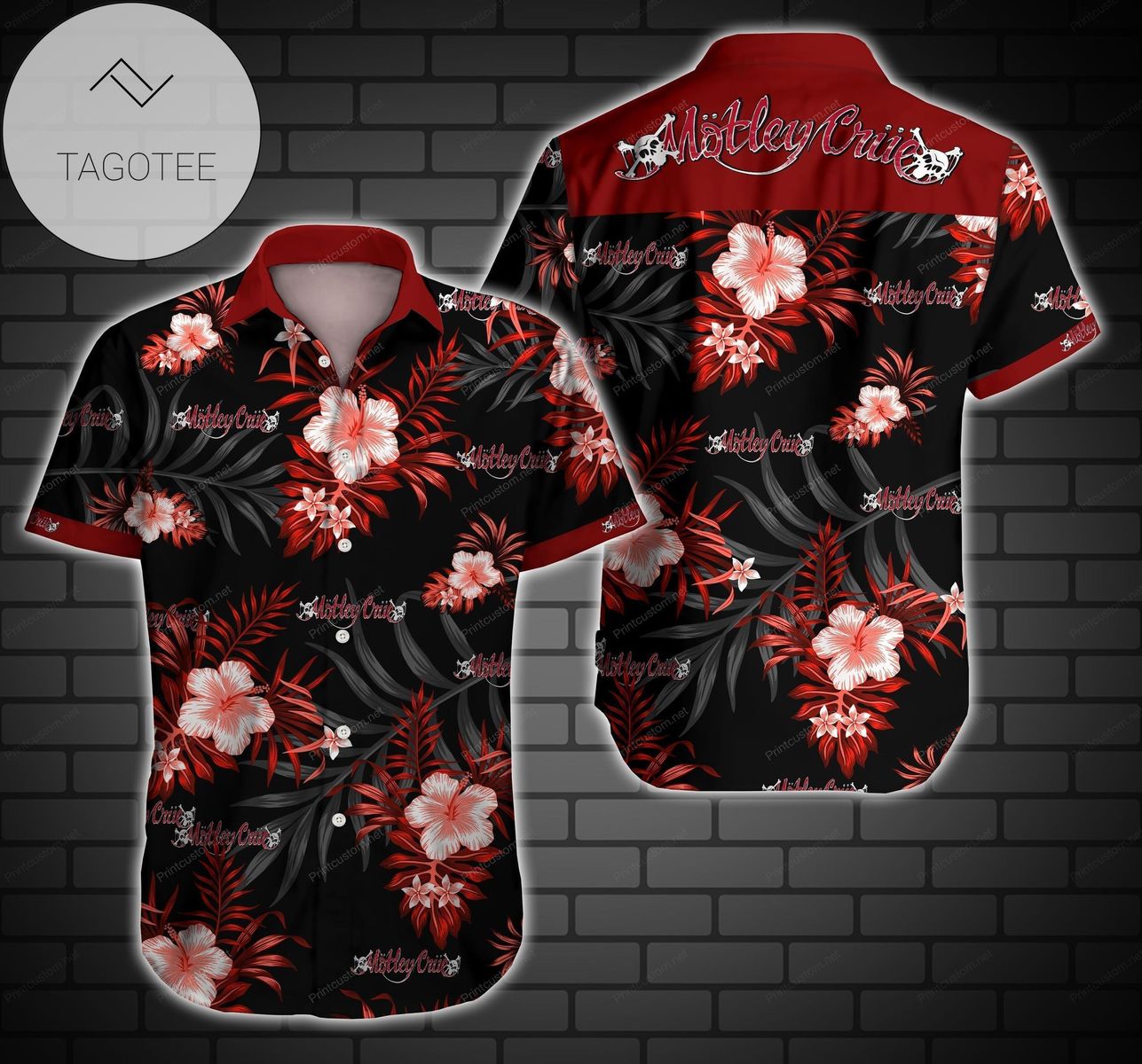 Motley Crue Authentic Hawaiian Shirt 2022