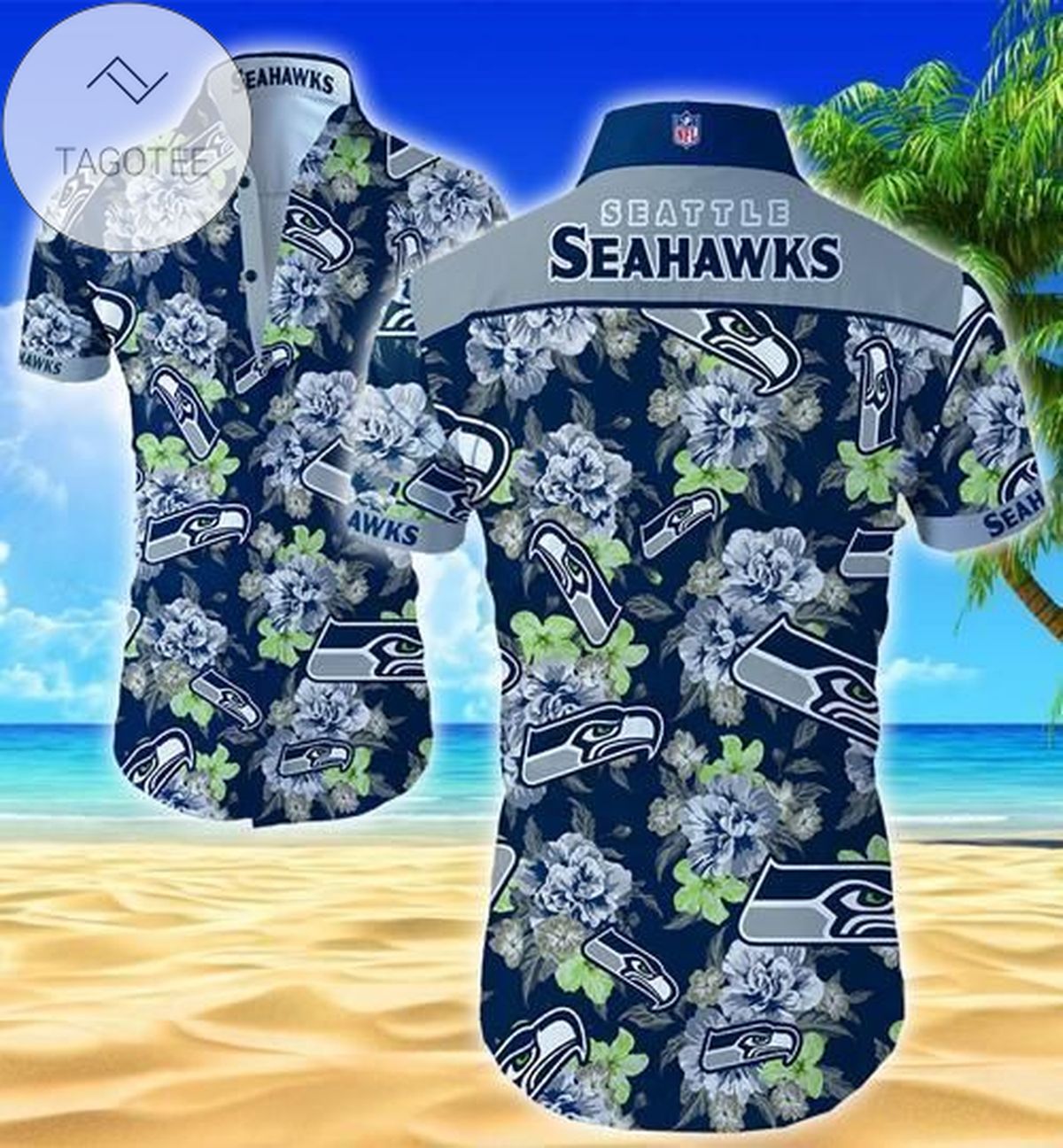 Seattle Seahawks 2 Hawaii Fit Body Shirt