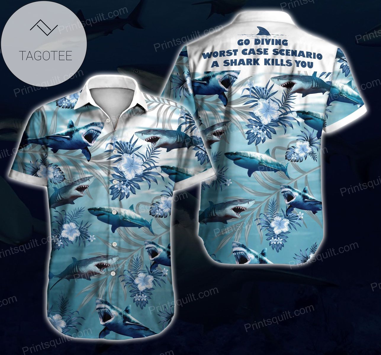 Shark Lovers 3d Authentic Hawaiian Shirt 2022 V7