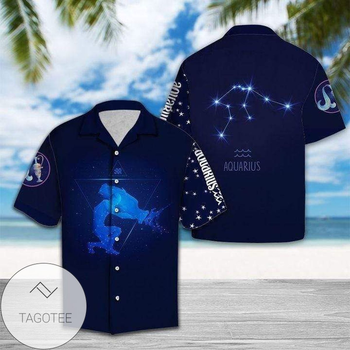Shop Aquarius Horoscope Zodiac Hawaiian Shirt Birthday Gifts