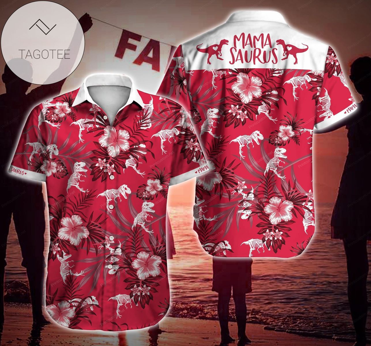 Tlab Mamasaurus Authentic Hawaiian Shirt 2022