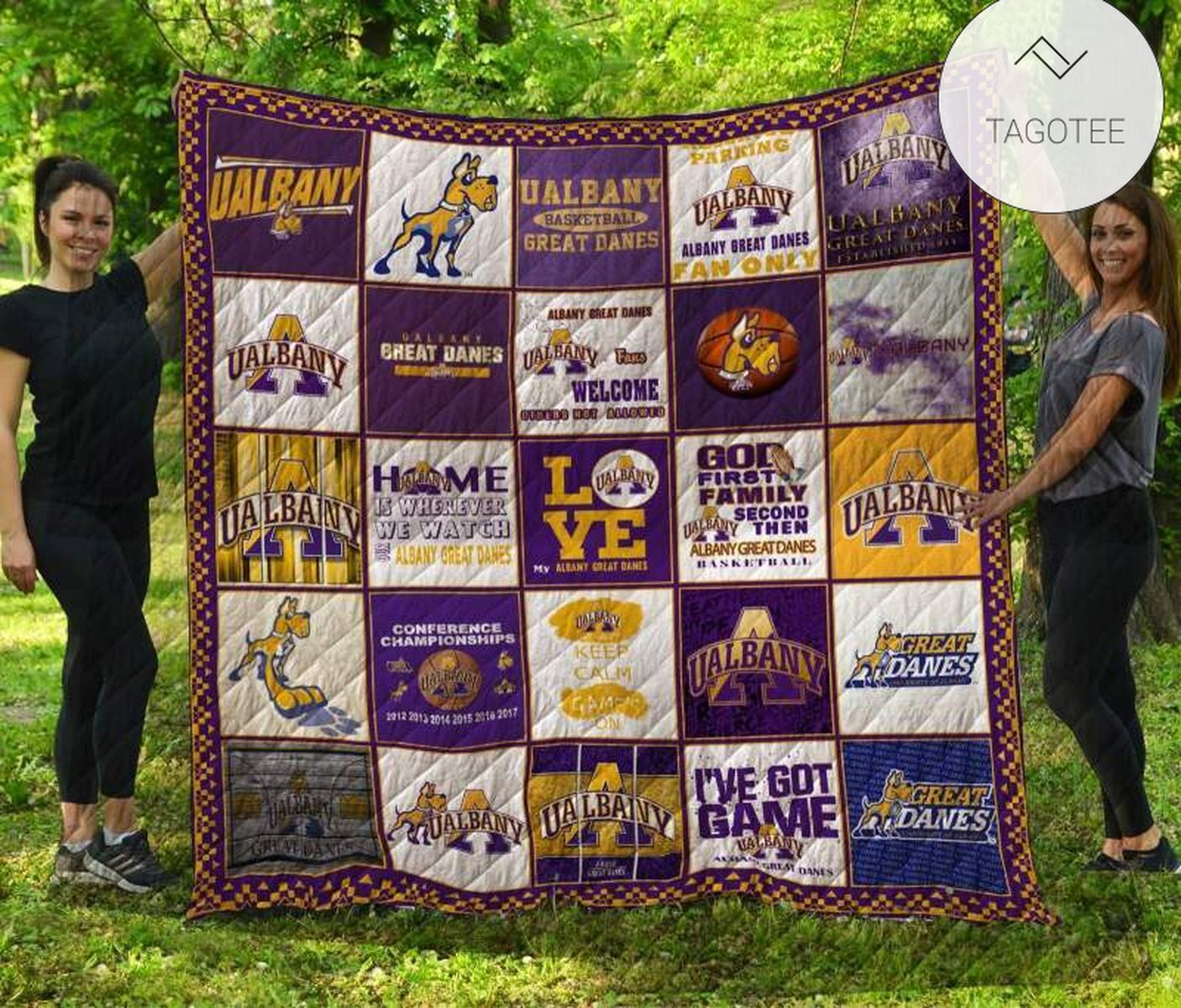 Albany Great Danes Quilt Blanket