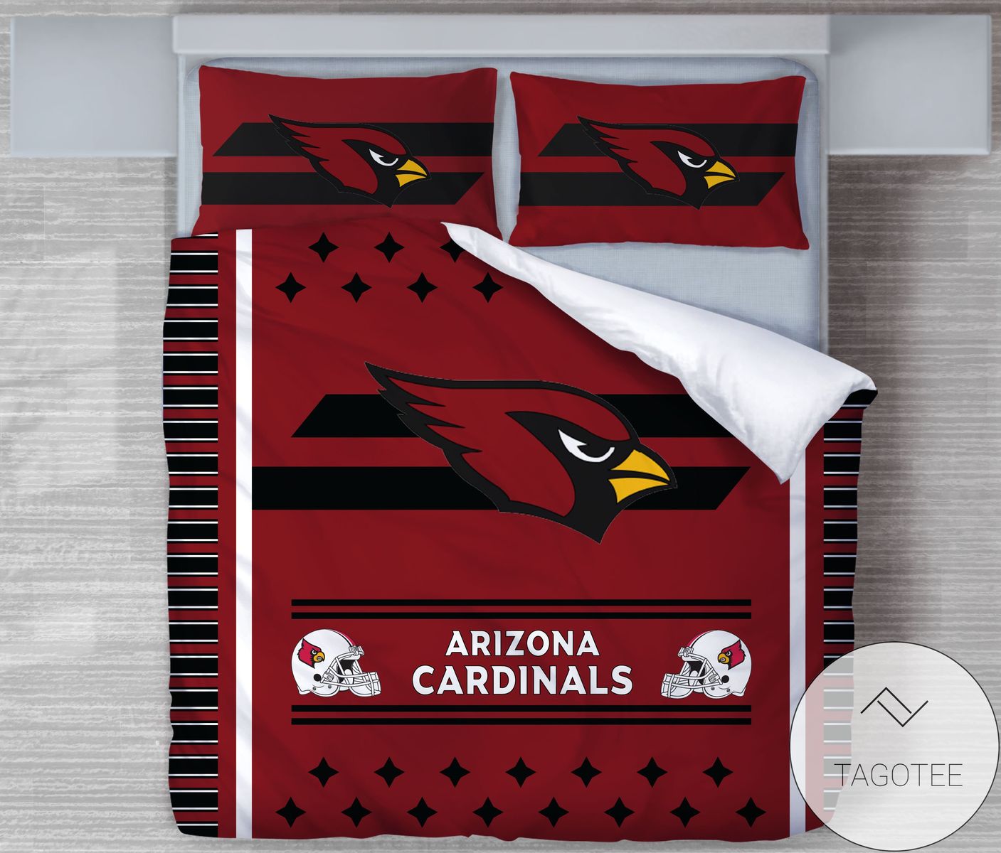 3D Arizona Cardinals NFL Bedding Set High Quality Duvet Cover