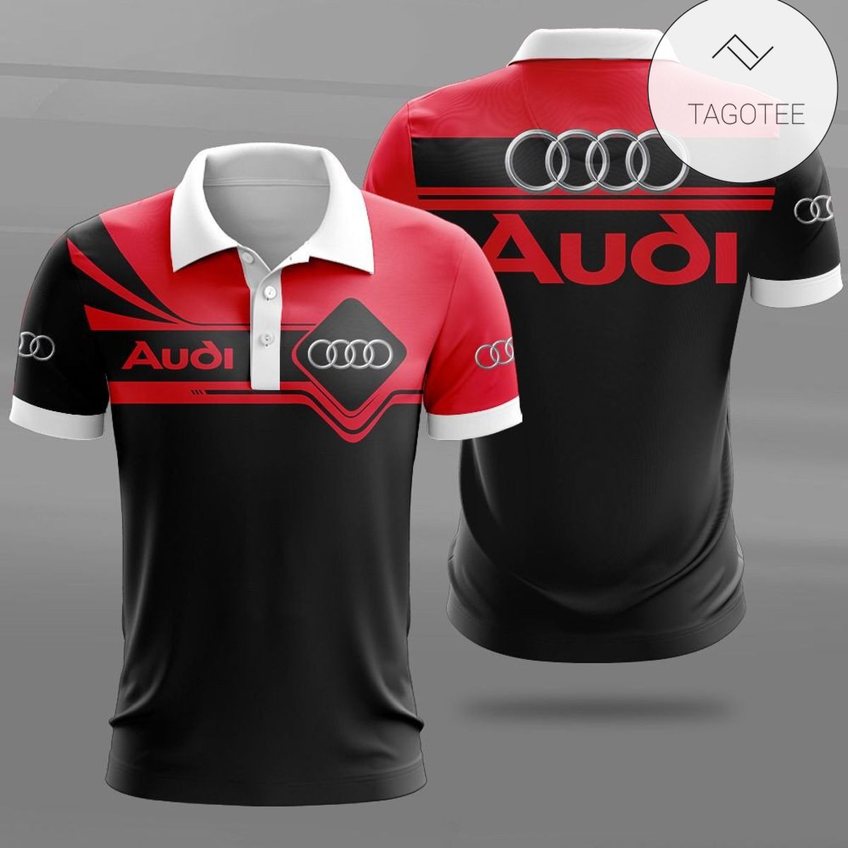 3D Audi Car Sport Polo Shirt Sale