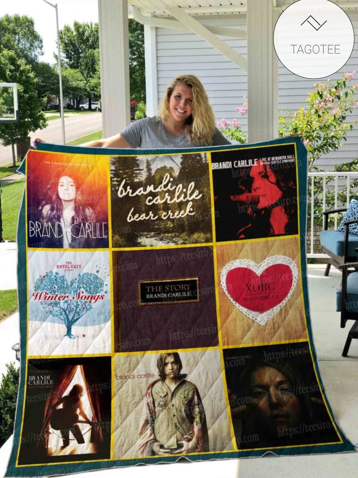 Brandi Carlile Albums Quilt Blanket