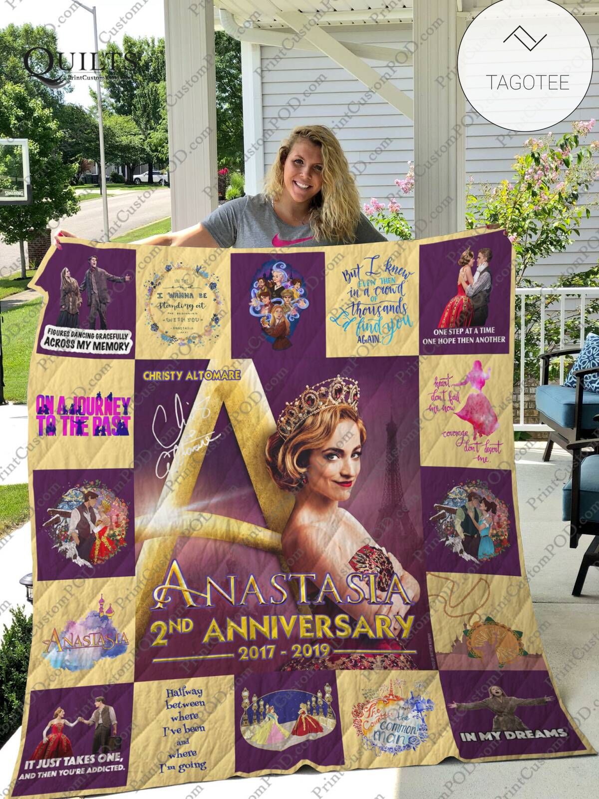 Broadway Anastasia Musical Quilt Blanket