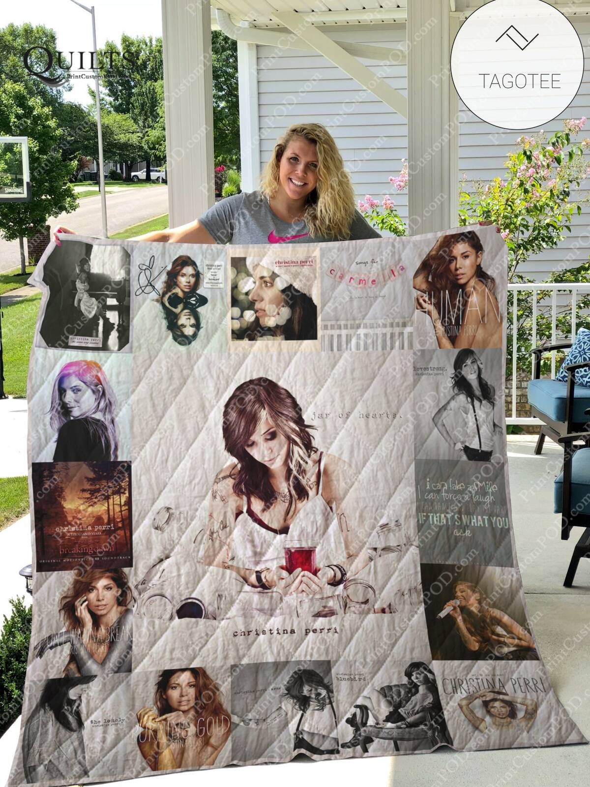 Christina Perri Albums Quilt Blanket