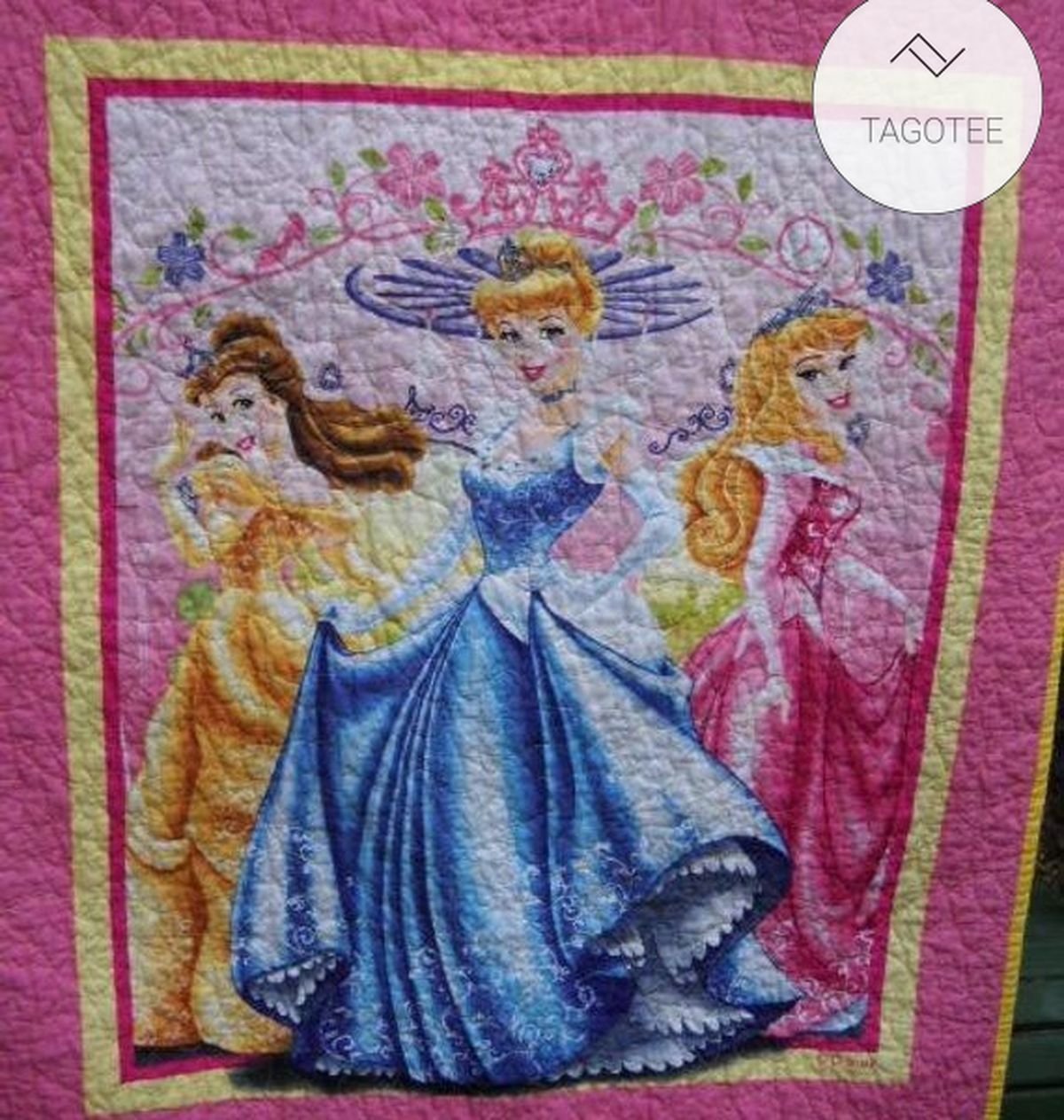 Disney Princesses Fabric Quilt Blanket