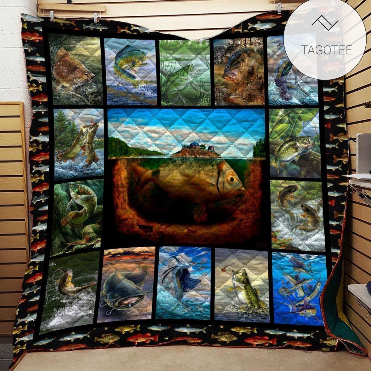 Fishing Is Life Quilt Blanket