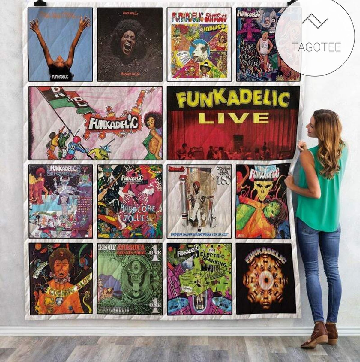 Funkadelic Best Albums Quilt Blanket