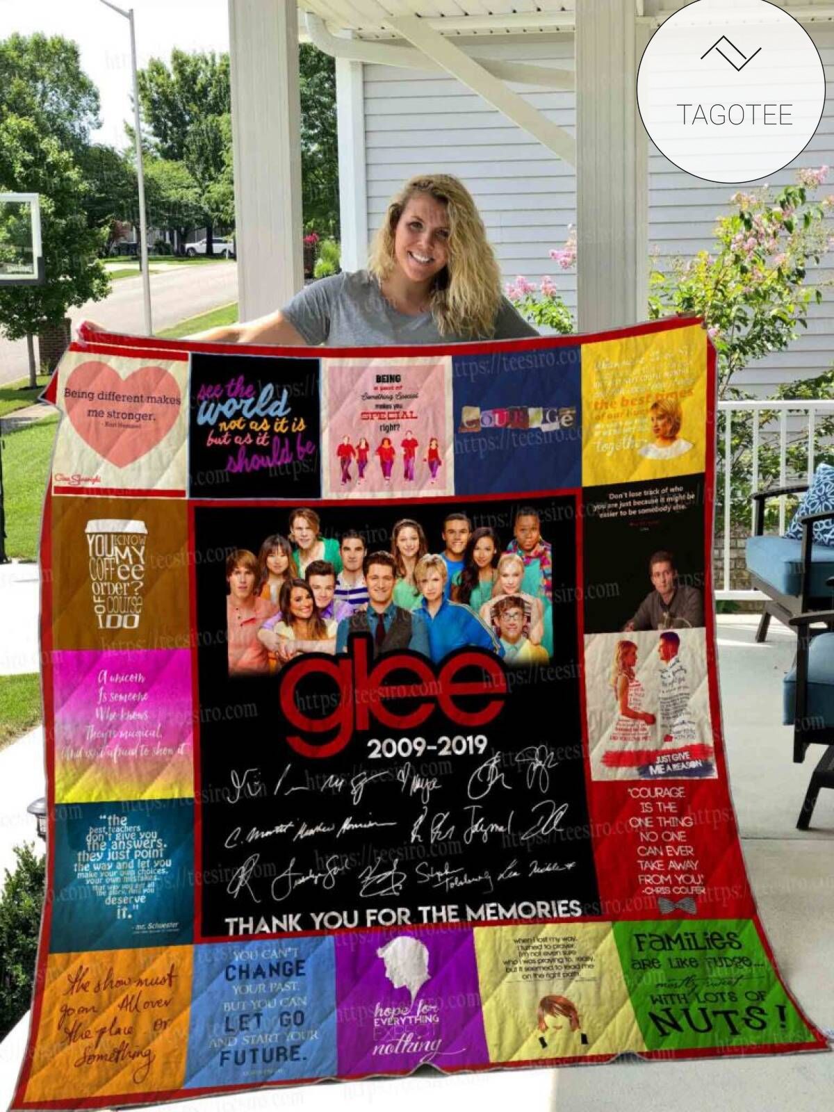 Glee Tv Series Quilt Blanket