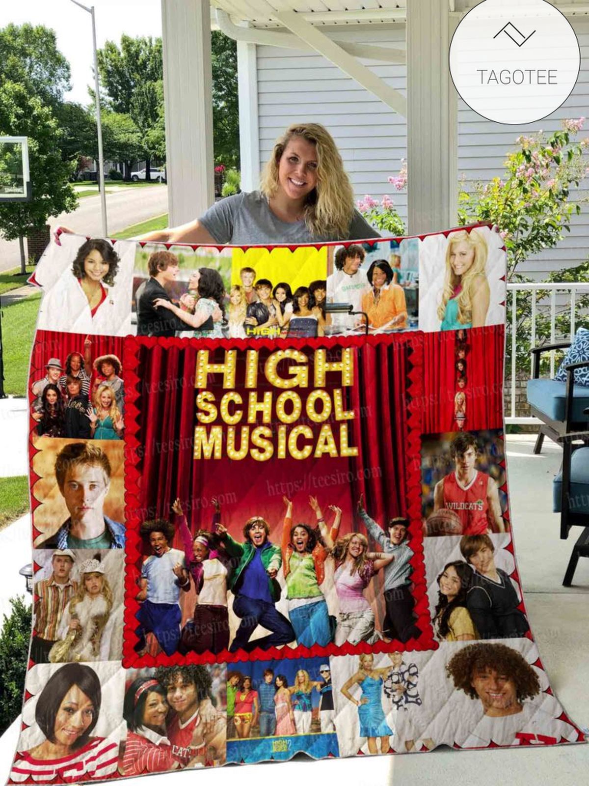 High School Musicial Quilt Blanket