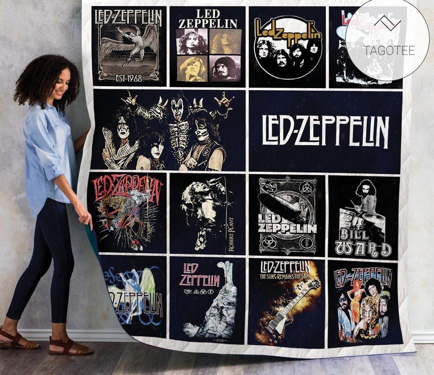 Led Zeppelin Albums Quilt Blanket