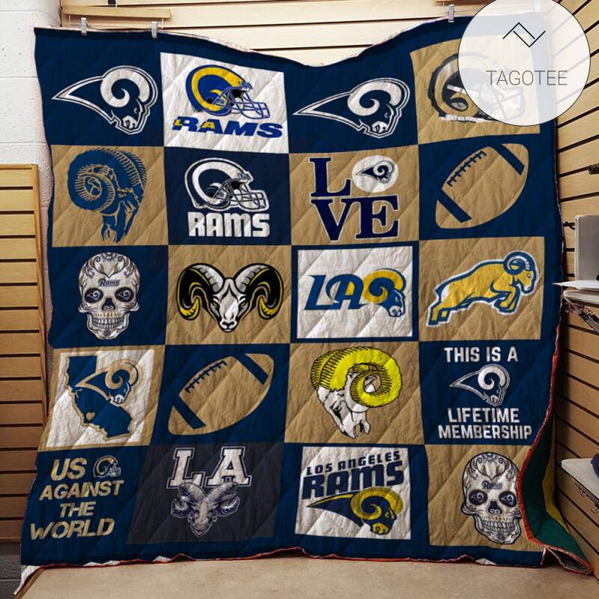 Los Angeles Rams Quilt Blanket