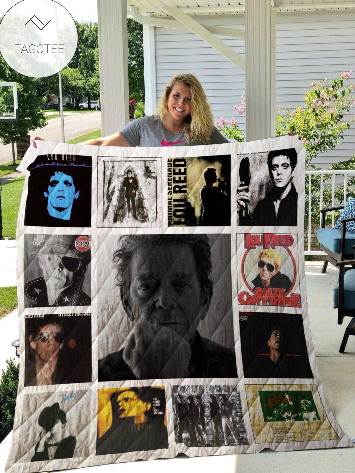 Lou Reed Quilt Blanket