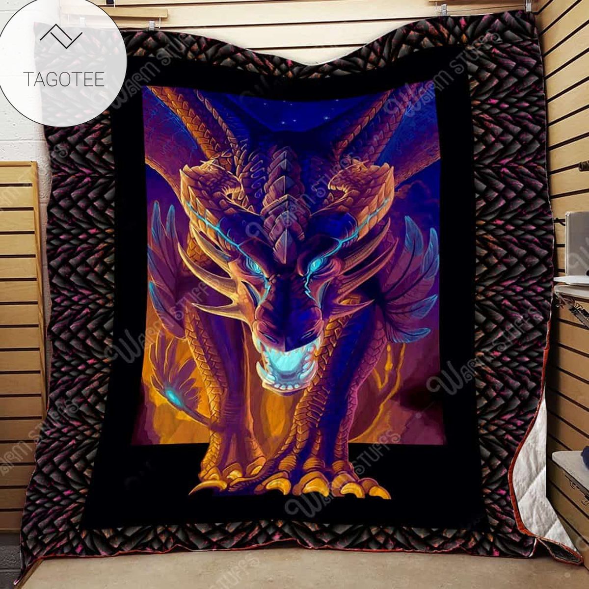 Magic Dragon Quilt Blanket