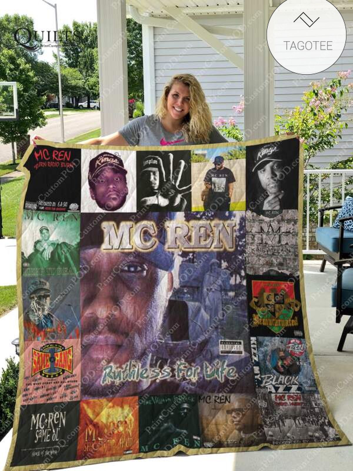 Mc Ren Albums Quilt Blanket