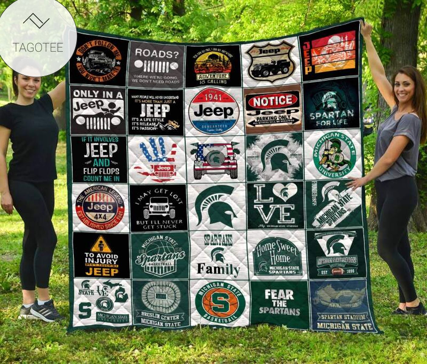 Michigan State Spartans Quilt Blanket