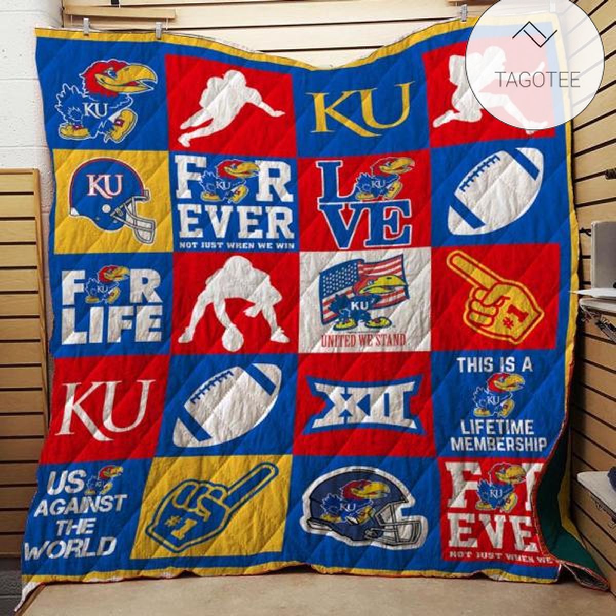 Ncaa Kansas Jayhawks Quilt Blanket