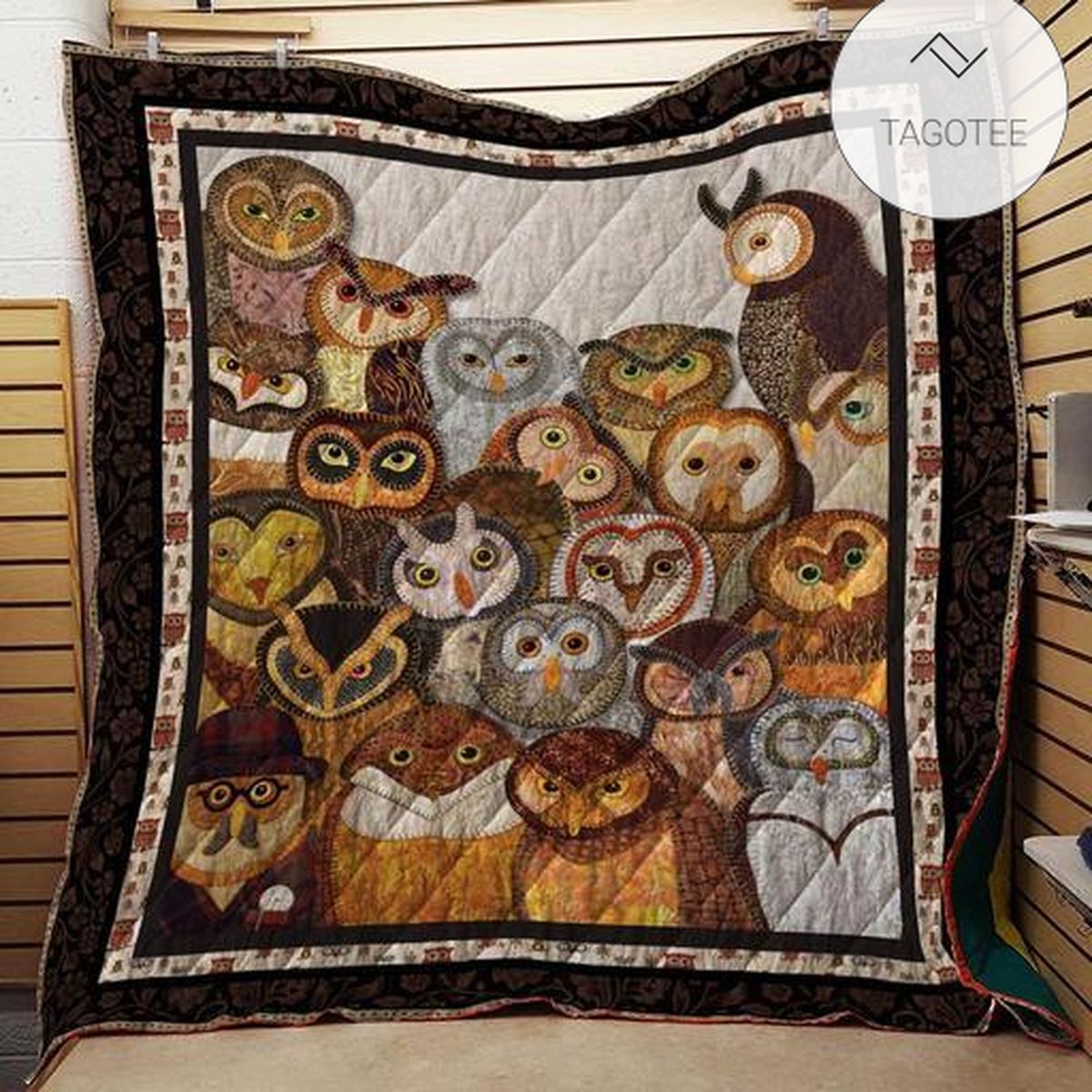 Owl Washable Handmade Quilt Blanket