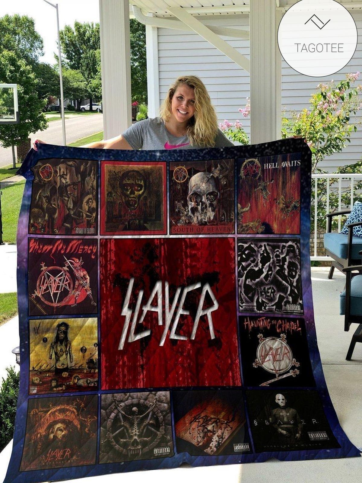 Slayer Studio Album Quilt Blanket