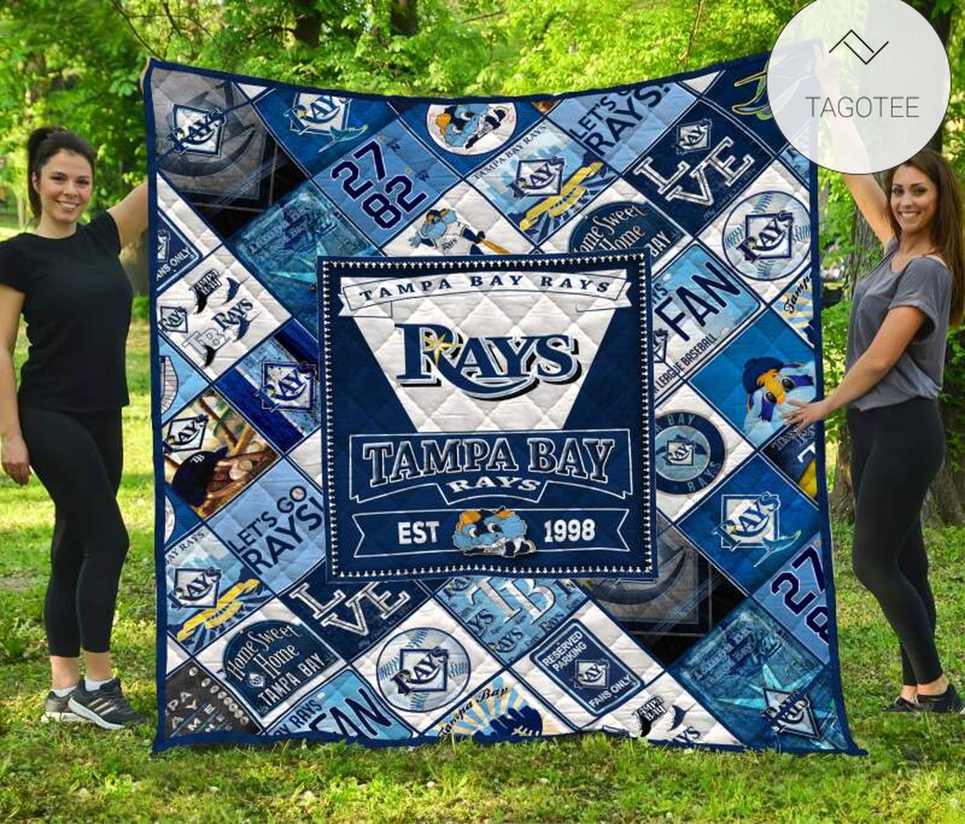 Tampa Bay Rays Quilt Blanket