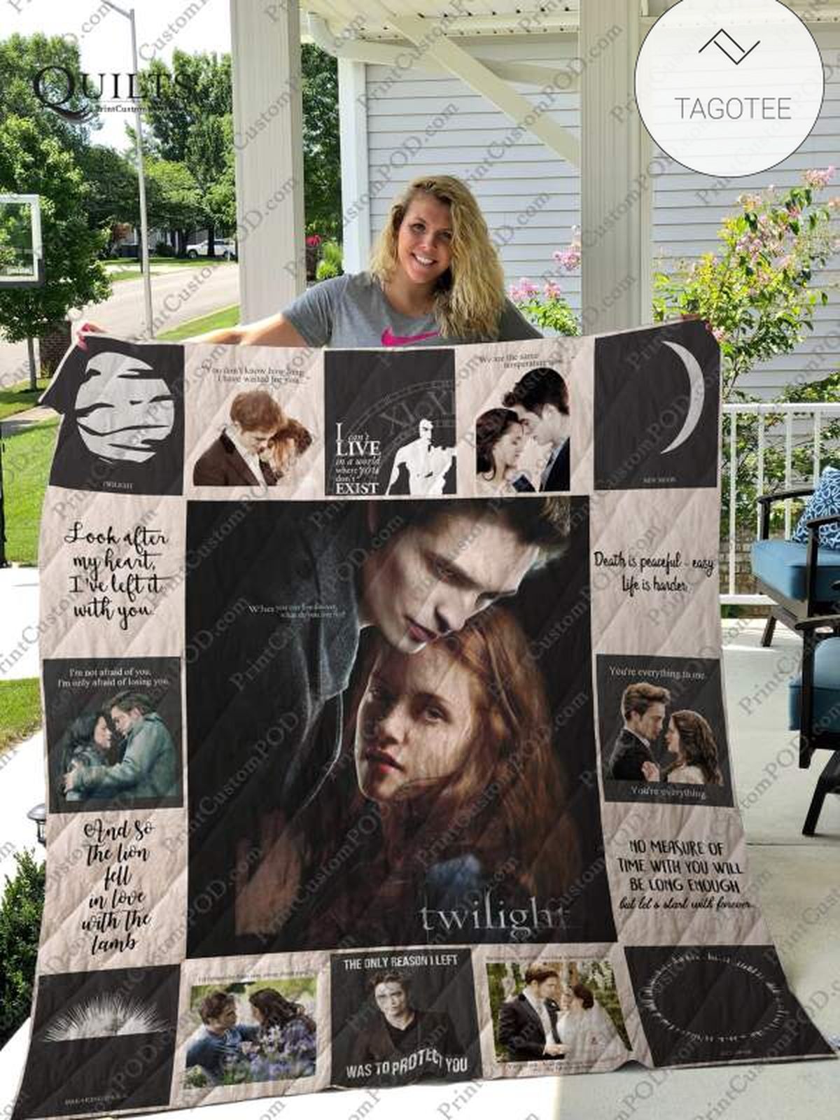 The Twilight Saga Quilt Blanket
