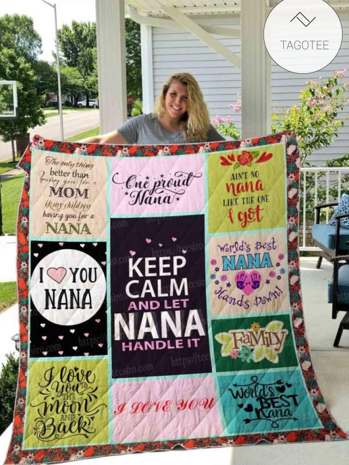 World’S Best Nana Quilt Blanket