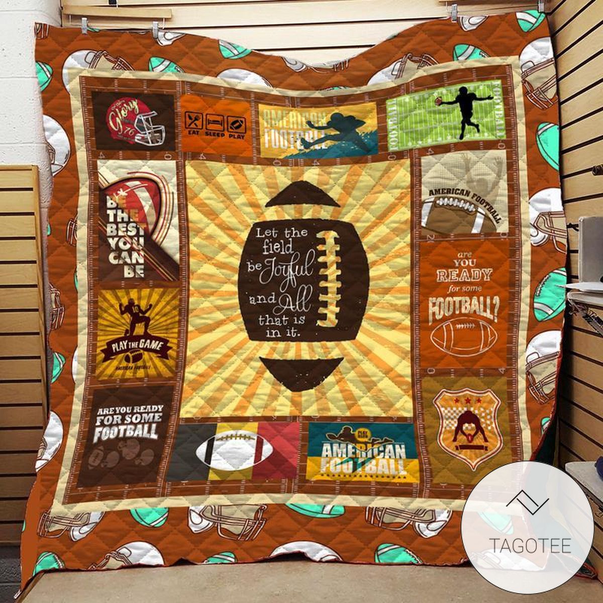 Are You Ready For Some Football Quilt Blanket