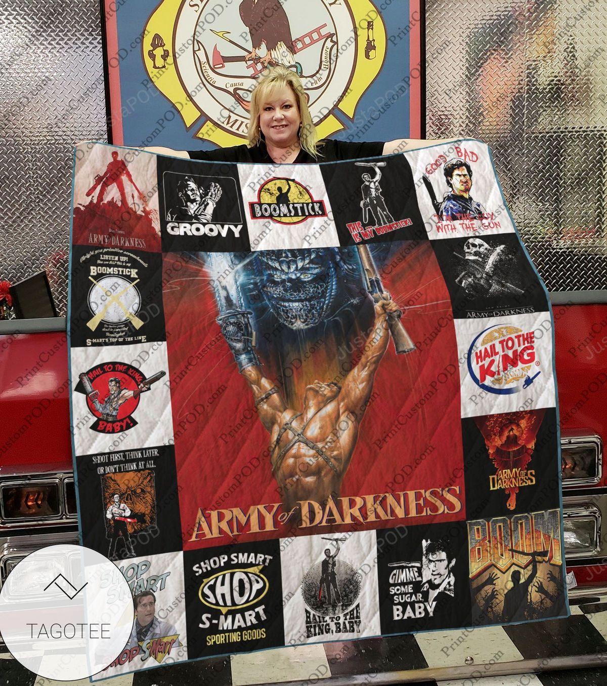 Army Of Darkness Quilt Blanket