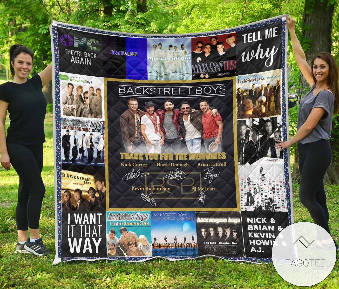 Backstreet Boys Anniversary Quilt Blanket