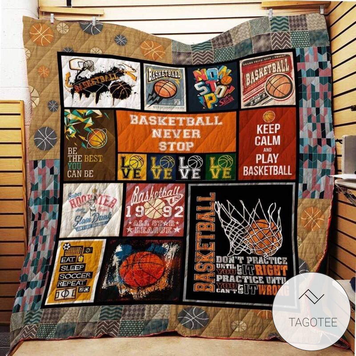 Basketball Be The Best Can Be Quilt Blanket